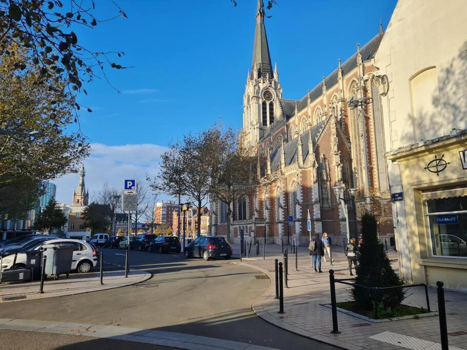 Bel Appartement 3 Suites Privatives Hyper Centre Tourcoing Luaran gambar